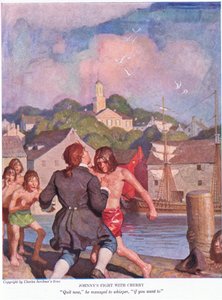 Johnnys和Cherry战斗！现在退出，他设法低声说，如果你想。 ，1928年 作者 纽维尔·康威斯