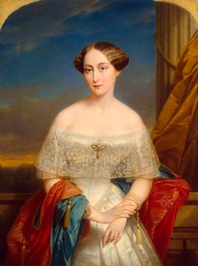 俄罗斯大公夫人奥尔加-尼古拉耶夫娜的肖像》，1822-1892，符腾堡女王，1848。  