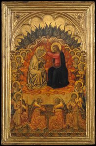 圣母加冕礼，约。 1380。 作者 Niccolo di Buonaccorso