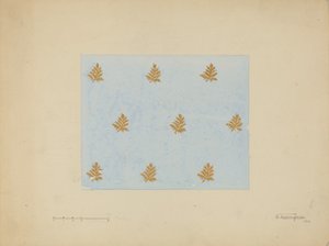 墙纸，1936年。 作者 尼古拉斯·阿坎波拉