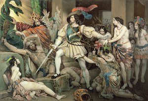 征服墨西哥：Hernando Cortes（1485-1547）反对人类牺牲 作者 尼古拉斯·尤斯塔什·莫林