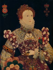 伊丽莎白一世（Elizabeth I），英格兰和爱尔兰女王，c1574 作者 尼古拉斯·希利亚德