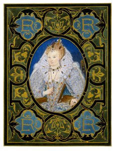 伊丽莎白女王一世（Queen Elizabeth I），16世纪，1896年。 作者 尼古拉斯·希利亚德