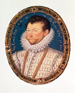 弗朗西斯德雷克爵士，1581年 作者 尼古拉斯·希利亚德