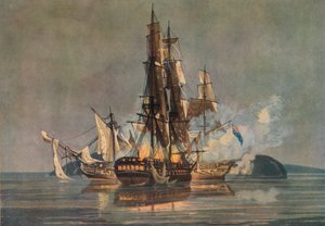 最后一次法英军舰行动，c1815