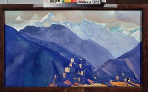 喜马拉雅山上的修道院，尼古拉斯-罗瑞奇 作者 尼古拉斯·罗里奇