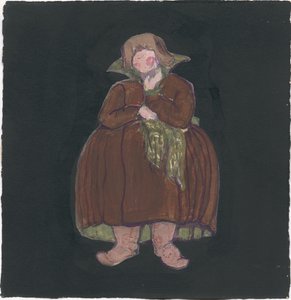 里姆斯基·科萨科夫（Rimsky-Korsakov）歌剧《沙皇撒旦的故事》的服装设计，1919年 作者 尼古拉斯·罗里奇