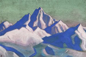 喜马拉雅山》，1943年。 作者 尼古拉斯·罗里奇