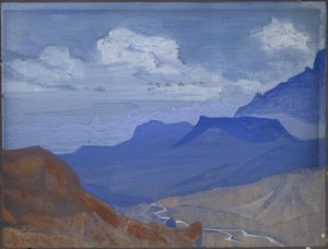 努布拉谷（Nubra Valley），1926年 作者 尼古拉斯·罗里奇
