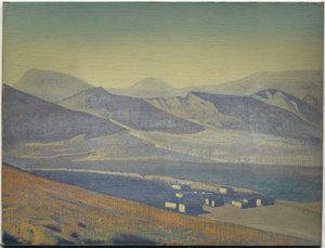 圣殿和城堡，同系列，1925年 作者 尼古拉斯·罗里奇