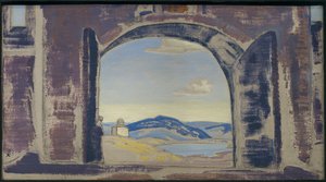 书画研究，约1922年 作者 尼古拉斯·罗里奇