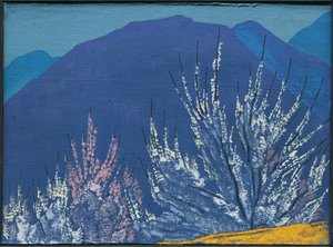 研究绘画“克里希纳”，1933年 作者 尼古拉斯·罗里奇
