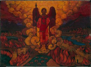 最后的天使，1912年 作者 尼古拉斯·罗里奇