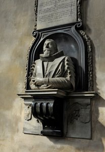 Hugo Barker纪念馆，1632年（大理石）