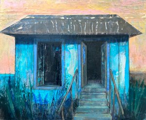 犯罪现场，2020-23 年（木板油画） 作者 尼克·威廉姆斯
