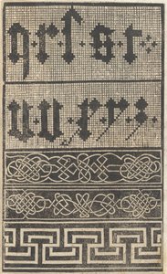 Esemplario di lavori, page 17 verso, August 1529., August 1529.