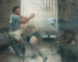 攻坚，2016（布面油画） 作者 尼古拉·普奇