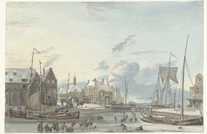 哈灵根冬景 作者 尼古拉斯·鲍尔（Nicolaas Baur）