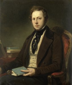 男子肖像，可能是佩特鲁斯-奥古斯都-德-热内斯泰特（1829-1861 年） 作者 尼古拉斯·皮内曼（归因于）