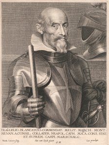 Frai.Lelio.Blancatcio.Commendat, Melit.March.Mont.Silvan.Collater.Neapol.天主教。Matis.Stat.Campi.Arcschalc.