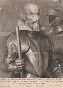 Frai.Lelio Blancatcio, Commendat.Merlit March, Mont.Silvan.Aconsil.科莱特那不勒斯Cath.Ma. a. Cons.Stat et.Suprem.Campi, Marschalc.
