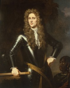鲁珀特·布里奇斯上校和他的仆人 作者 尼古拉斯·梅斯（Nicolaes Maes）