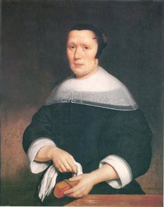 一个女人的肖像 作者 尼古拉斯·梅斯（Nicolaes Maes）
