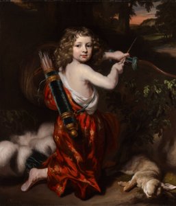 无名男孩肖像 作者 尼古拉斯·梅斯（Nicolaes Maes）