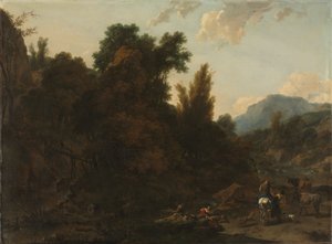 拉什·盖瑟斯（Rush Gatherers），1657年。 作者 尼古拉斯·彼得斯（Nicolaes Pietersz）。 Berchem