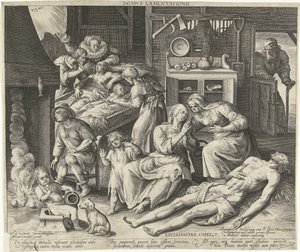 充满哀悼的房子 Domus lamentationis（物体上的标题） 作者 尼古拉斯·德·布鲁因