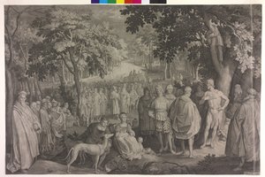 施洗者约翰内斯传道 作者 尼古拉斯·德·布鲁因