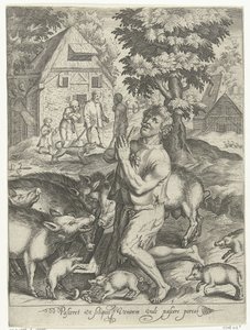 失子为猪倌
Pasceret vt siliquis ventrem vult pascere porcos（物名）
浪子的故事（系列标题） 作者 尼古拉斯·德·布鲁因