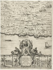 巴勒斯坦地图
Terrae Sanctae seu terrae promissionis nova descripto（物体上的标题） 作者 阿诺德·范·盖尔克肯