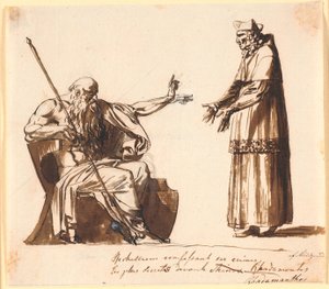 Richelieu foran Rhadamanthos 作者 尼古拉·亚伯拉罕·阿比尔德加德