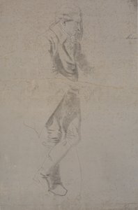 1770 年左右穿着服装的站立绅士。斯特恩斯？ 作者 尼古拉·亚伯拉罕·阿比尔德加德