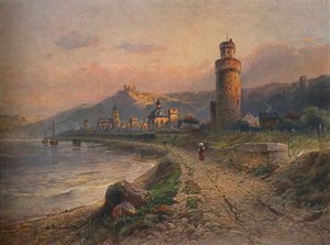 上韦瑟尔（Oberwesel），1923年。 作者 尼古拉·阿斯图丁