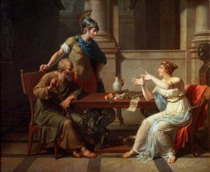 1801年在Aspasia的Socrates和Alcibiades。