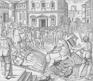 三名卡尔图斯派殉教者的处决，泰本，伦敦，1535年 1904年