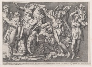 Speculum Romanae Magnificentiae：亚马逊之战，1559年，1559年。