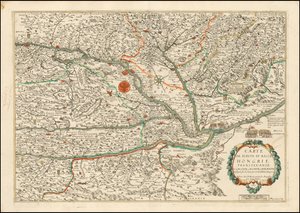 1663 年尼古拉斯-贝雷出版的上下匈牙利、外兴安岭、斯洛文尼亚、克罗地亚和达尔马提亚地图 作者 尼古拉斯·贝雷