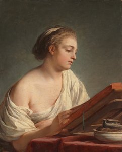 女人读，1769年 作者 尼古拉斯·伯纳德·莱皮西