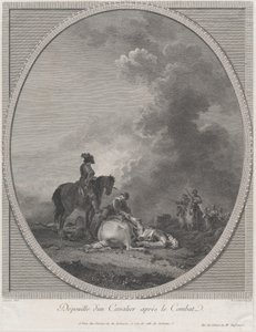 一个士兵战斗后的尸体，1781., 1781. 作者 尼古拉斯·科利伯特