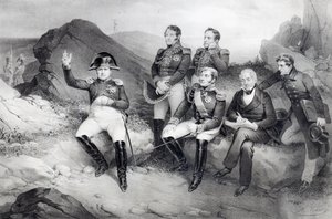 拿破仑一世（1769-1821）在1860年圣赫勒拿岛上向埃马纽埃拉斯案（1766-1842）发表回忆录