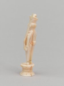 White pawn, chess piece, India 作者 尼古拉斯·瓜拉德（Nicolas Guerard）