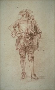 站立的绅士 作者 尼古拉斯·兰克里特（Nicolas Lancret）