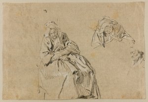 老年学习 作者 尼古拉斯·兰克里特（Nicolas Lancret）