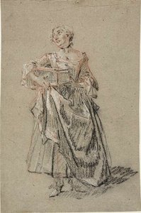 女性研究 作者 尼古拉斯·兰克里特（Nicolas Lancret）