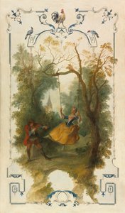 秋千 作者 尼古拉斯·兰克里特（Nicolas Lancret）