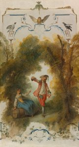 葡萄园c。 1723-1727。 作者 尼古拉斯·兰克里特（Nicolas Lancret）