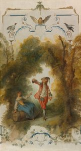 葡萄园》，约 1723-27 年（布面油画） 作者 尼古拉斯·兰克里特（Nicolas Lancret）
